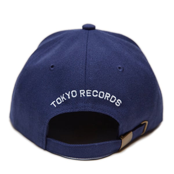 TOKYO RECORDS LOGO FLAT CAP(BLUE x WHT)