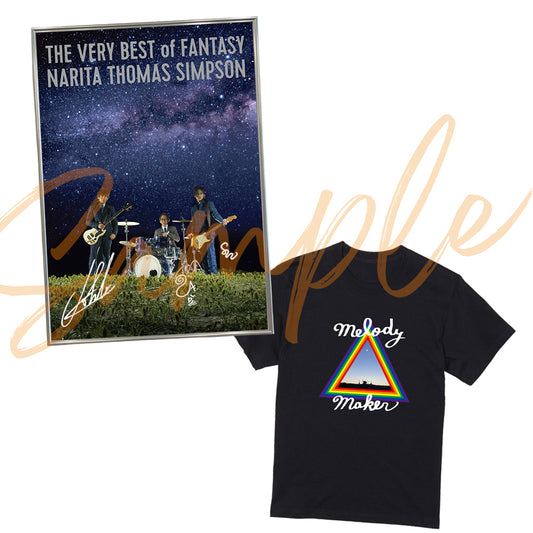 サイン入りポスター ＆ 馬場圭介プロデュース「Melody Maker Tシャツ」セット