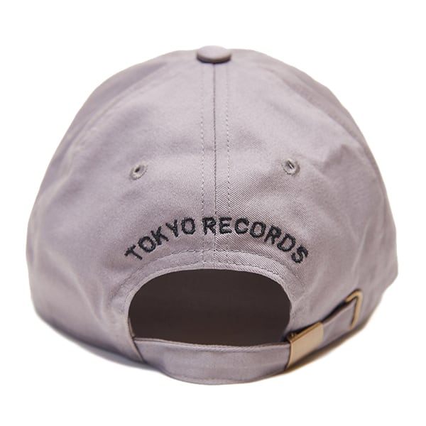 TOKYO RECORDS LOGO CURVE CAP（GRAY x BLK）