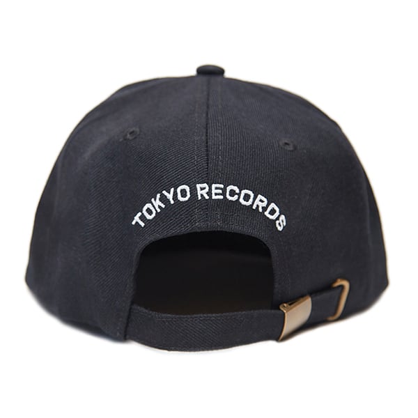 TOKYO RECORDS LOGO FLAT CAP（BLK x WHT）