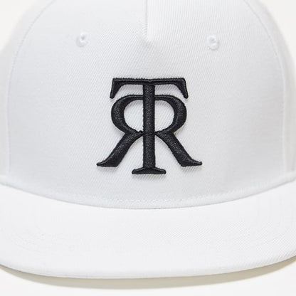 TOKYO RECORDS LOGO FLAT CAP（WHT x BLK）